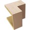 Ekena Millwork 8"W x 8"D x 8"H Wide Chapel Hill Rough Cedar Woodgrain TimberThane Corbel, Primed Tan CORUR08X08X08CHPRCPR - alternate 5